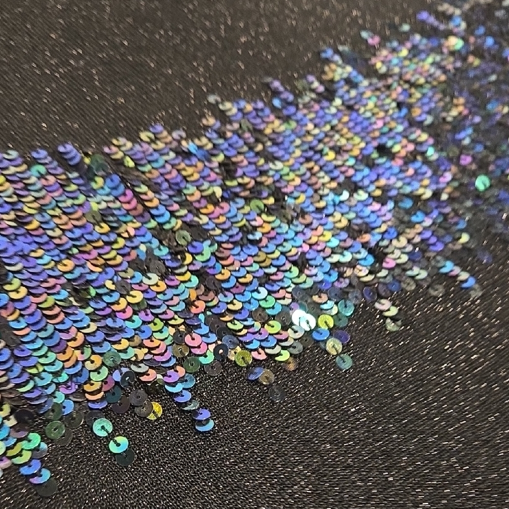 Vintage Passport Black Sequin Tank Top - Picture 7 of 10